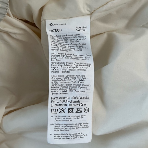 Rip Curl Anti-Series Rider Betty 10K Snow Ski Jacket - Color Block - Picture 5 of 6